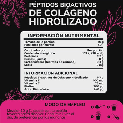 Colágeno Hidrolizado Quotidie | Piel Firme + Cabello Fuerte en 30 Días